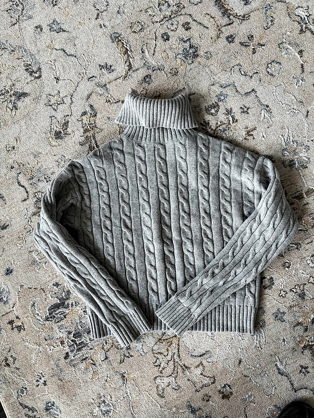 Sunday Best Peggy Turtleneck Sweater Gray XS